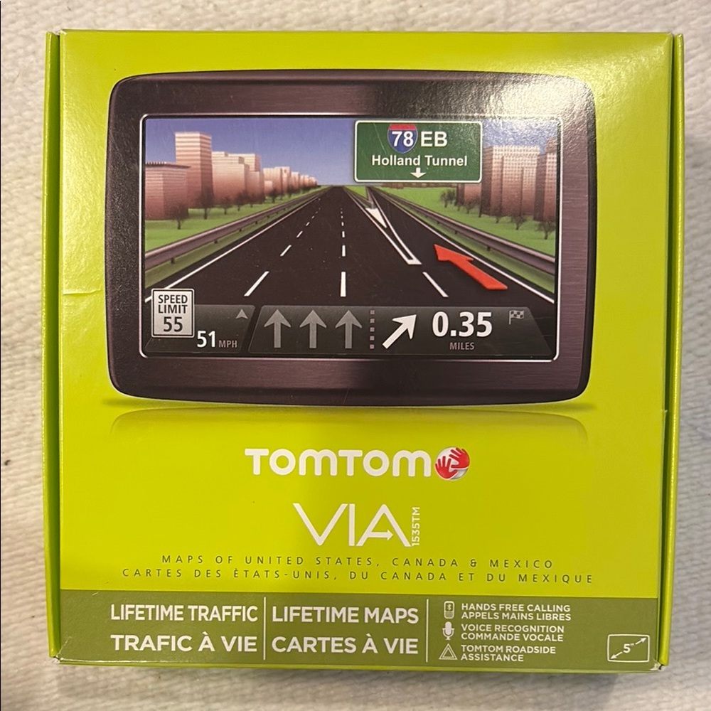 TOM TOM VIA 1515M GPS Navigator - Black